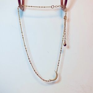 BaubleBar Asymmetrical Crescent Choker